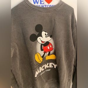 DISNEY Mickey Mouse Womens Crewneck Sweatshirt